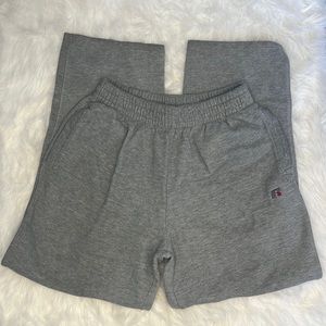 Russell Size L Gray Sweatpants with Side Pockets